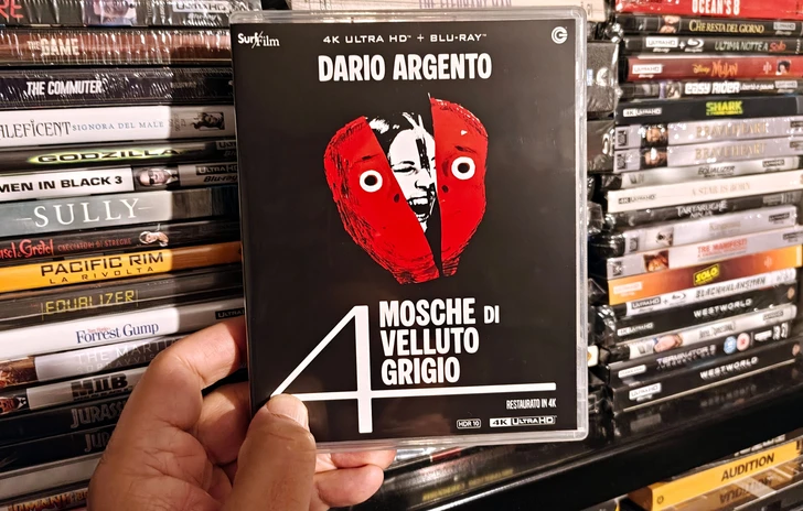 Quattro mosche di velluto grigio  In 4K il giallo di Argento