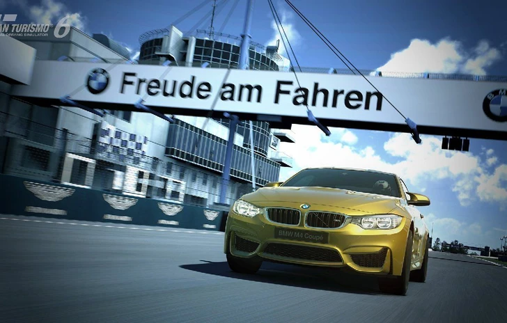 La BMW M4 Coupé prima su Gran Turismo 6