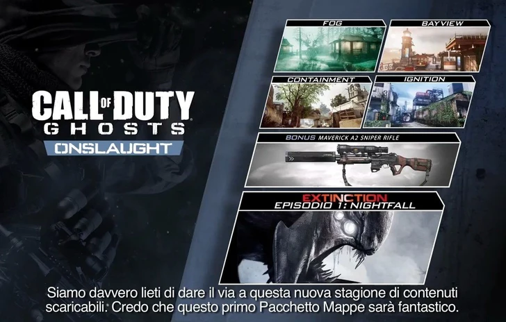 Annunciato Call of Duty Ghosts Onslaught 