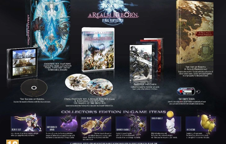 FFXIV a Realm Reborn data e collectors per PS4
