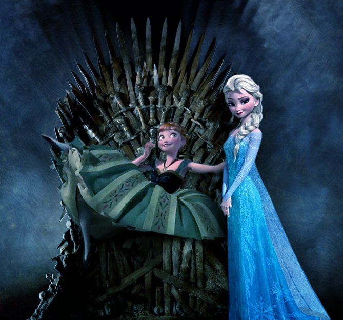Let it Go(T) Frozen e Game of Thrones in un Crossover