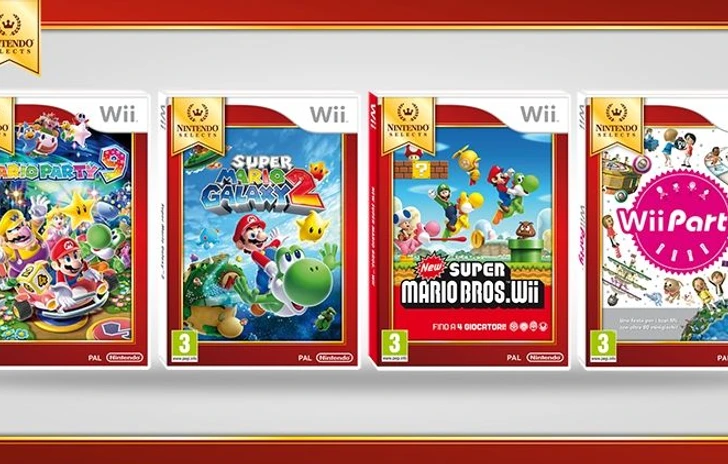 Nuovi titoli Nintendo Selects per Wii e Wii U