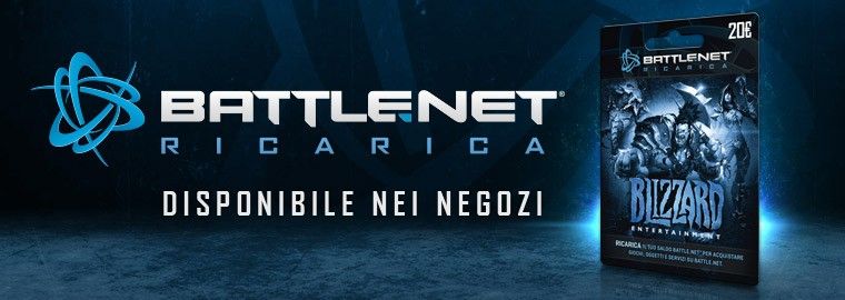 Arrivano le ricariche Battlenet