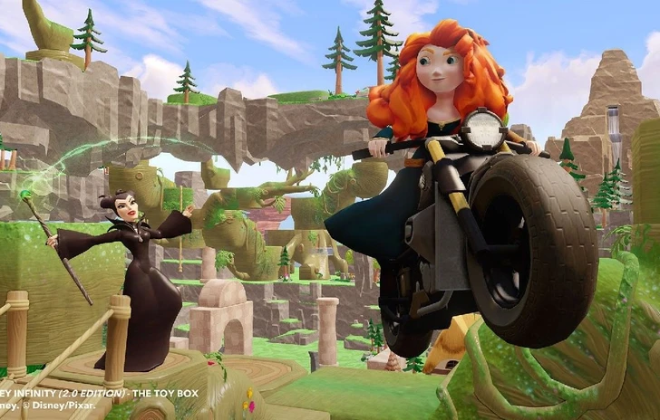 Merida e Malefica in Disney Infinity 20