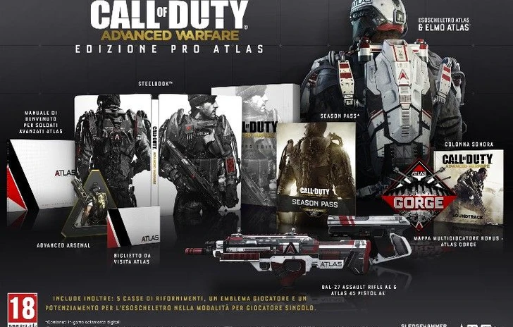 Edizioni limitate di Call of Duty Advanced Warfare confermate per lEuropa