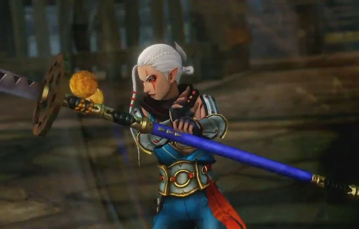 Impa in azione con la lancia