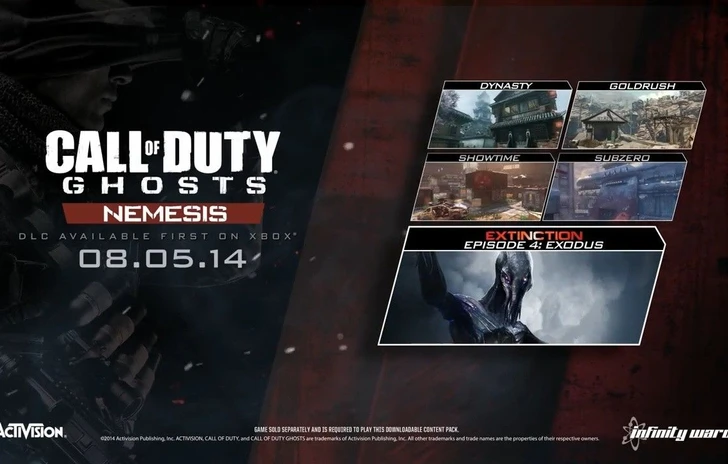 CoD Ghosts 4 video per 4 mappe
