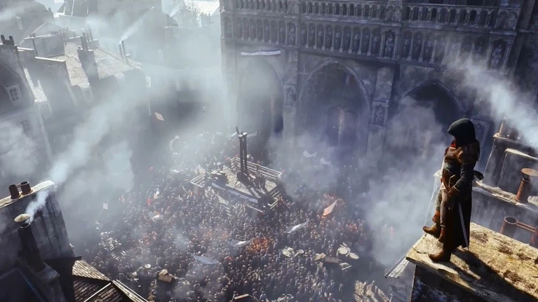 GC 2014 Assassins Creed Unity  Mostrato un nuovo video durante la conferenza Microsoft