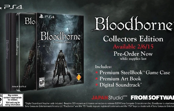 Immagini e Collectors Edition per Bloodborne