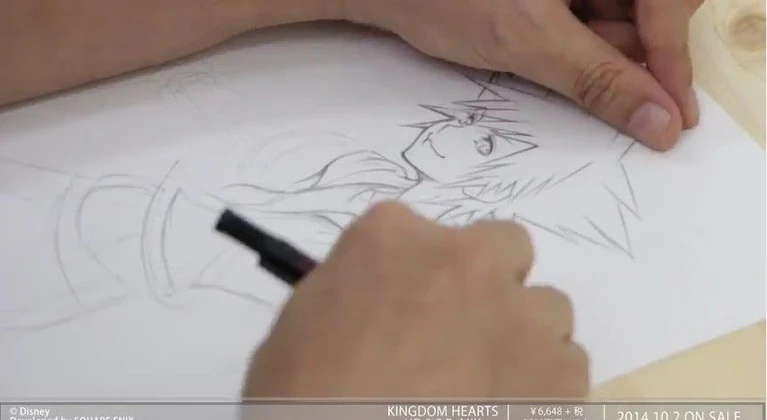 Tetsuya Nomura disegna Sora per i propri fan