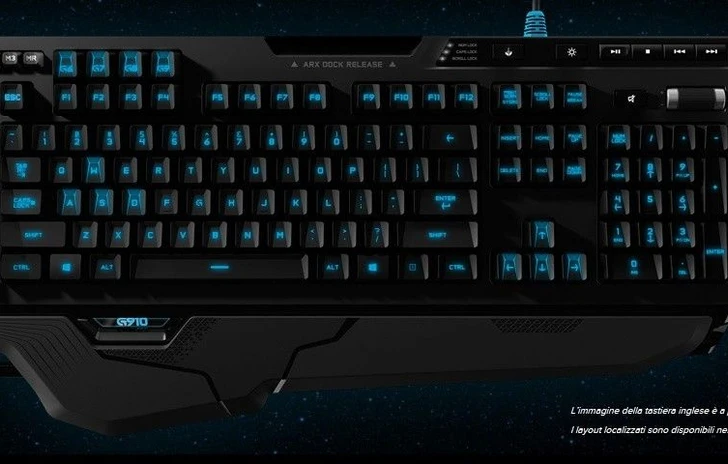Arriva anche in Italia Logitech G910 Orion Spark