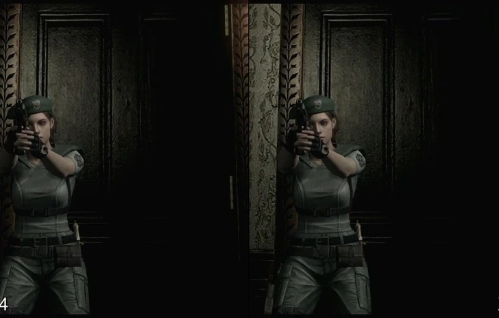 Graphic Comparison per Resident Evil Remastered