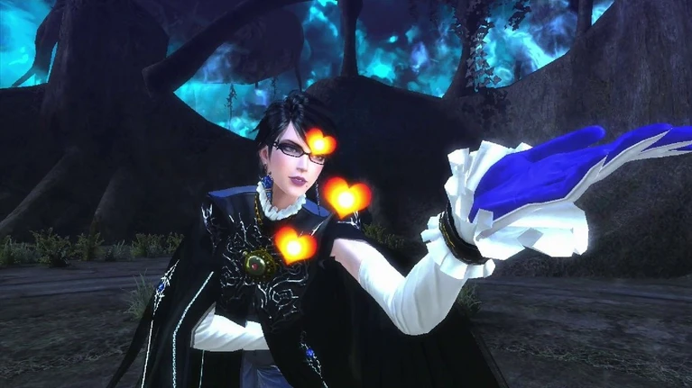 Bayonetta salta e spara su Browser