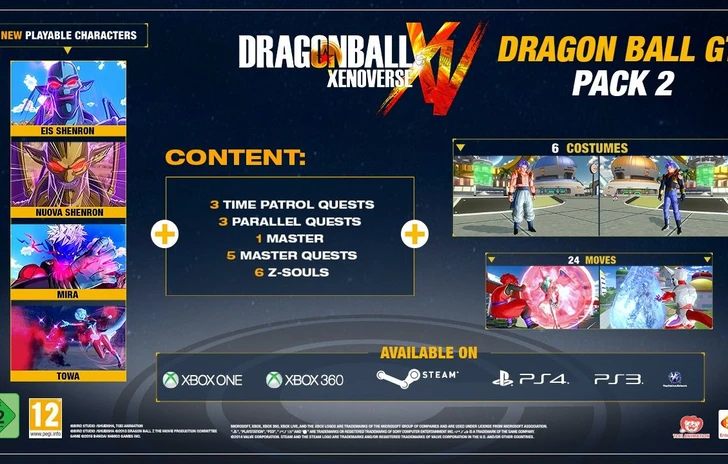 Qualche immagine dal secondo DLC di Dragon Ball Xenoverse