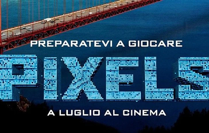 Il teaser poster italiano di Pixels ha un protagonista particolare