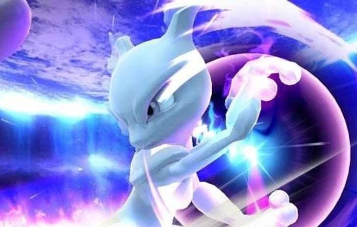 Mewtwo combatte su Super Smash Bros