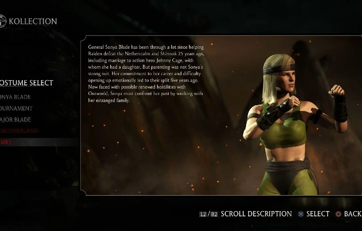 Tanya e nuovi abiti con laggiornamento di Mortal Kombat X