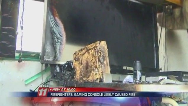 Un incendio causato da Nintendo Wii