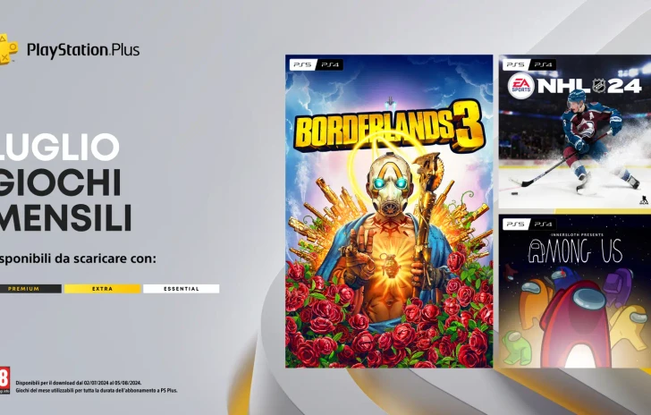 PlayStation Plus i giochi di luglio