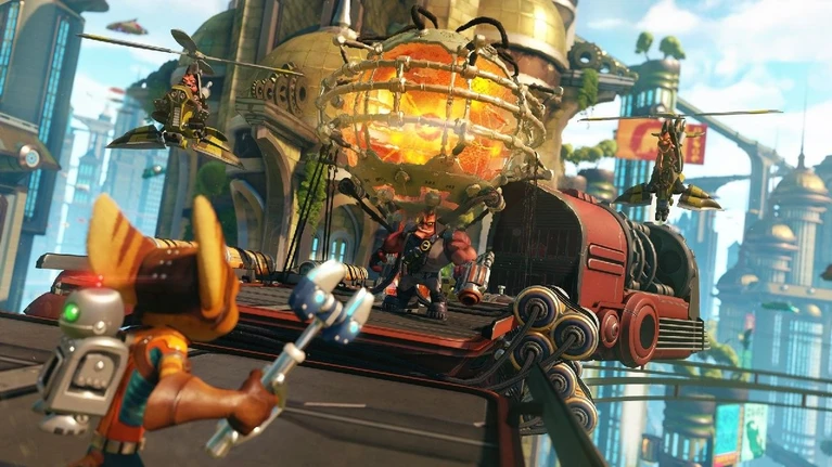 Il Gameplay di Ratchet  Clank (PS4) scivola già in rete