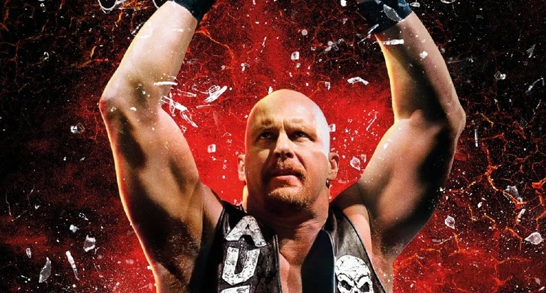 Stone Cold Steve Austin sulla copertina di WWE 2K16