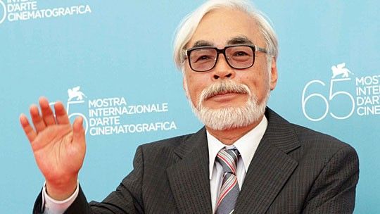 Hayao Miyazaki al lavoro su un corto in CGI