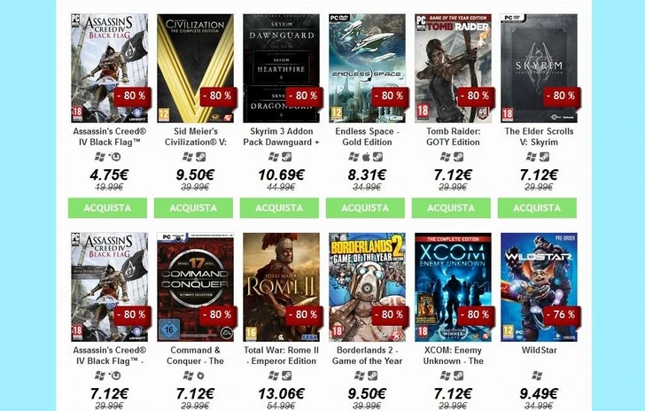 Offerte settimanali su DL Gamer