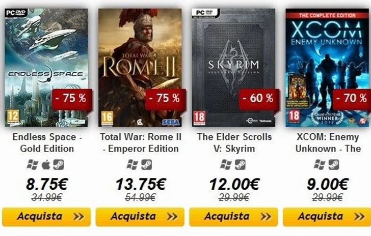 Ecco i Weekly Deals di DLgamer