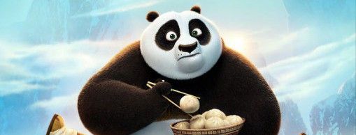 Po si allena e mangia in un nuovo poster di Kung Fu Panda 3 Ma chi cè con lui