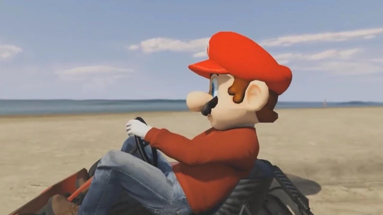 Grand Theft Mario Kart