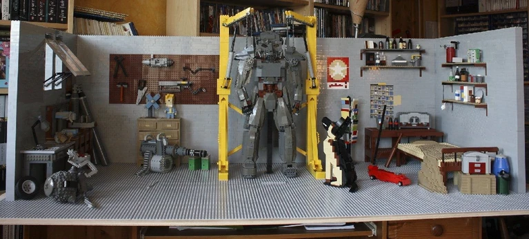 Un diorama di Fallout 4 realizzato coi mattoncini LEGO