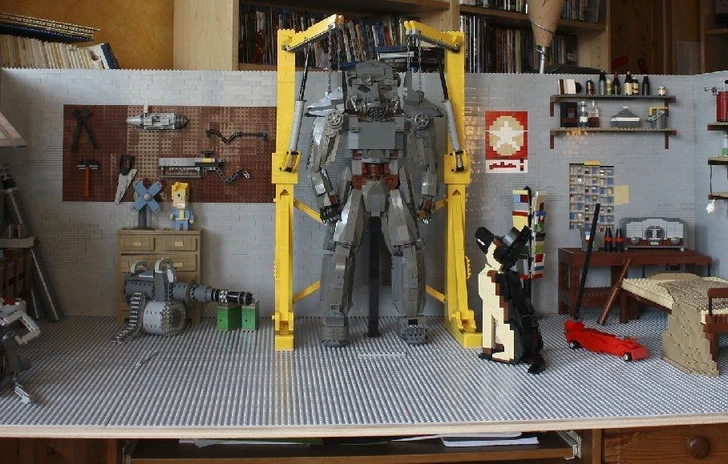 Un diorama di Fallout 4 realizzato coi mattoncini LEGO