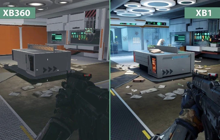 Graphic Comparison OLD gen  NEW gen per CoDBO3