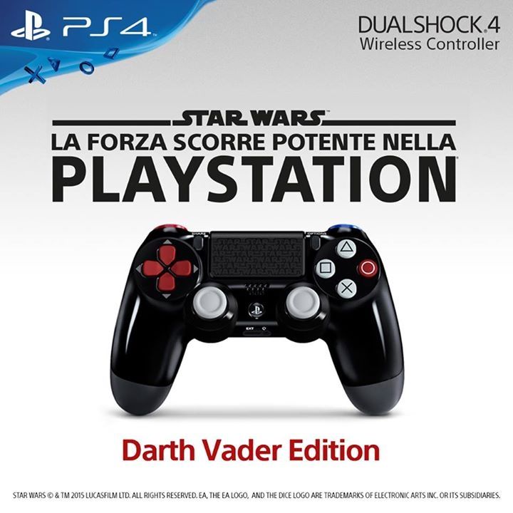 Il DualShock 4 di Star Wars venduto separatamente