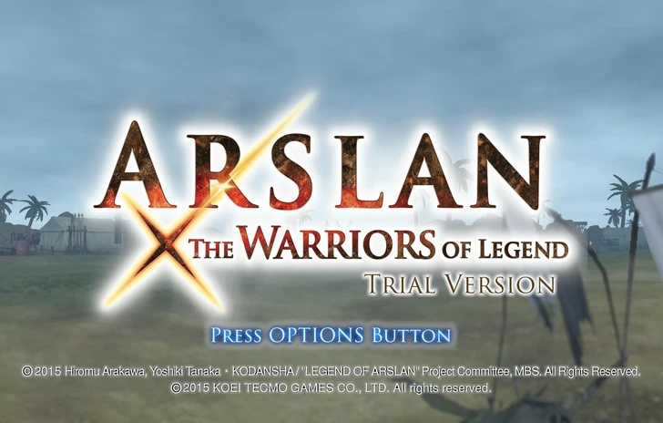 Arslan The Warriors of Legend avrà una demo