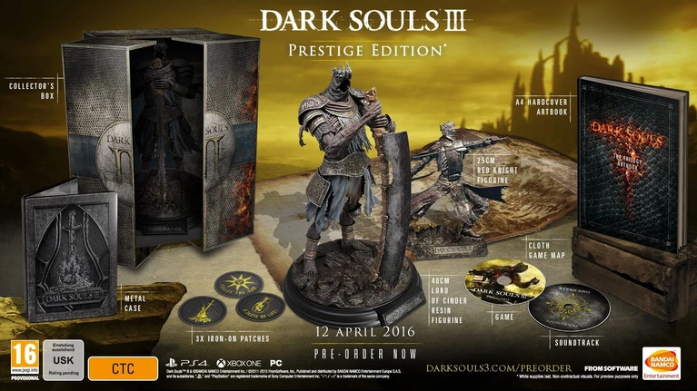Tre edizioni limitate per Dark Souls III
