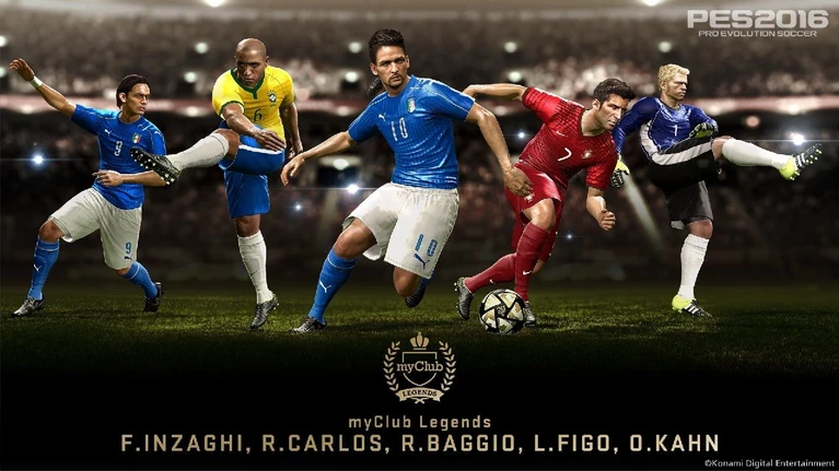 Baggio Carlos Figo Inzaghi e Kahn arrivano in PES 2016