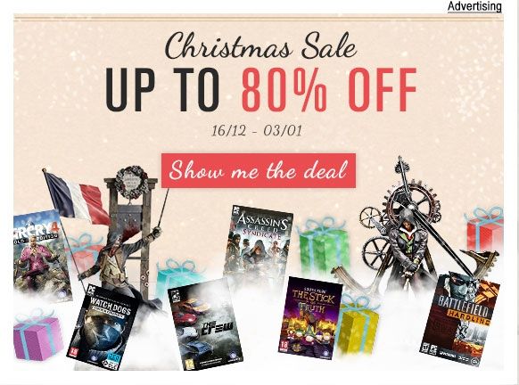 Le offerte natalizie di Ubisoft su Uplay shop