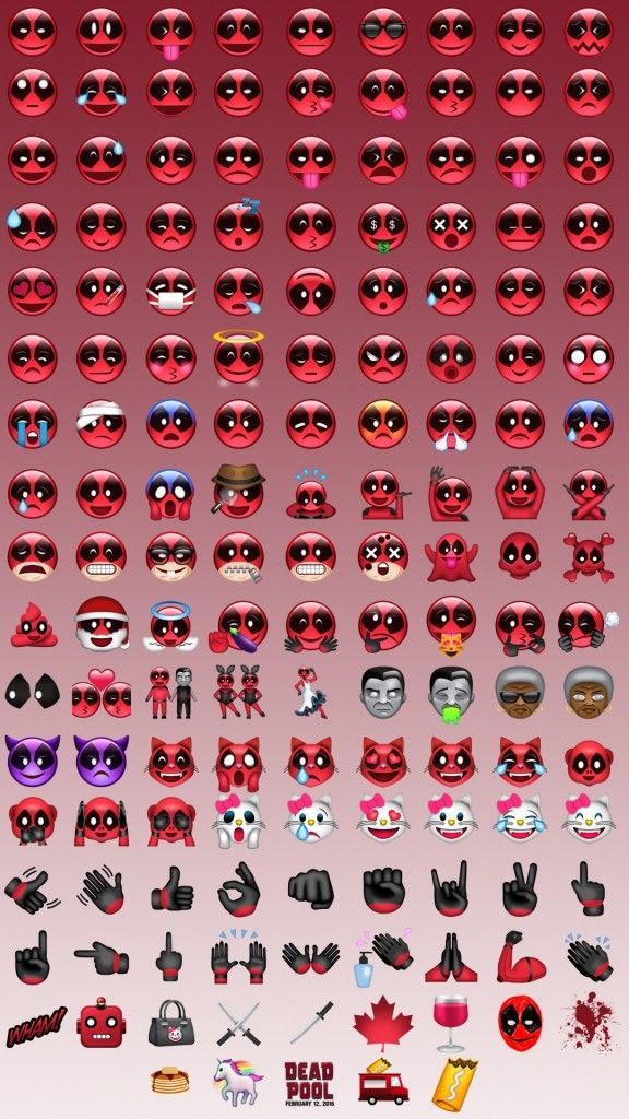 Le emoticon di Deadpool rallegreranno le vostre feste