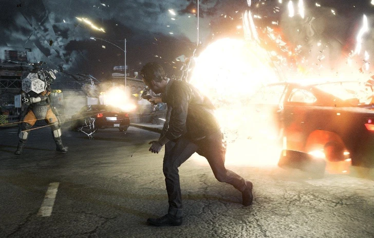 Sam Lake mostra  da lontano  Quantum Break