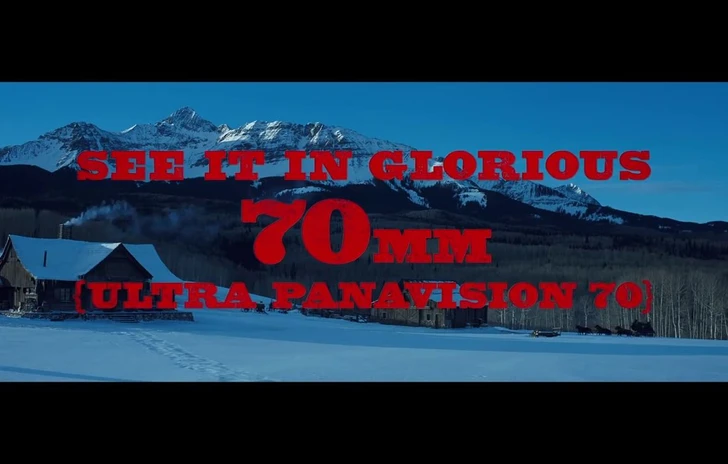 Gli studi di Cinecittà ospiteranno Hateful Eight in 70mm fino al 13 Marzo