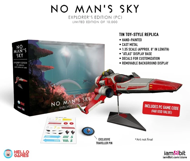 Unedizione da collezione per No Mans Sky con replica dellastronave