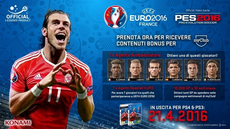 Gareth Bale sarà luomo copertina di UEFA EURO 2016