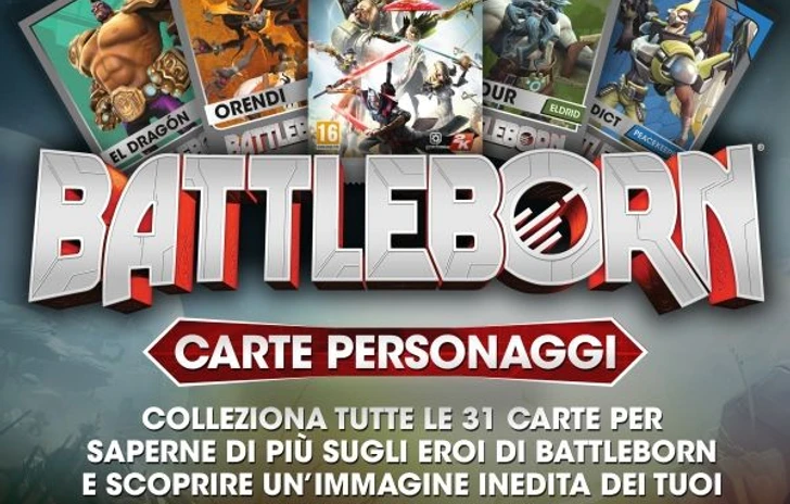 Arrivano le carte collazionabili di Battleborn
