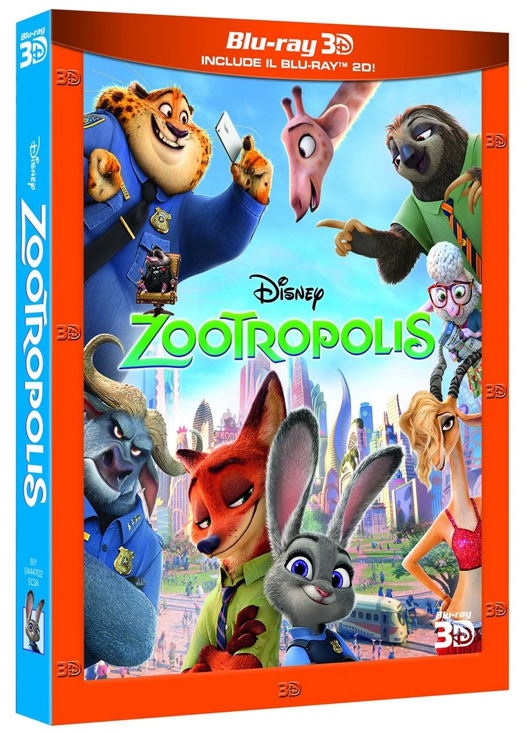 Zootropolis dall8 Giugno disponibile in DVD BluRay e BluRay 3D