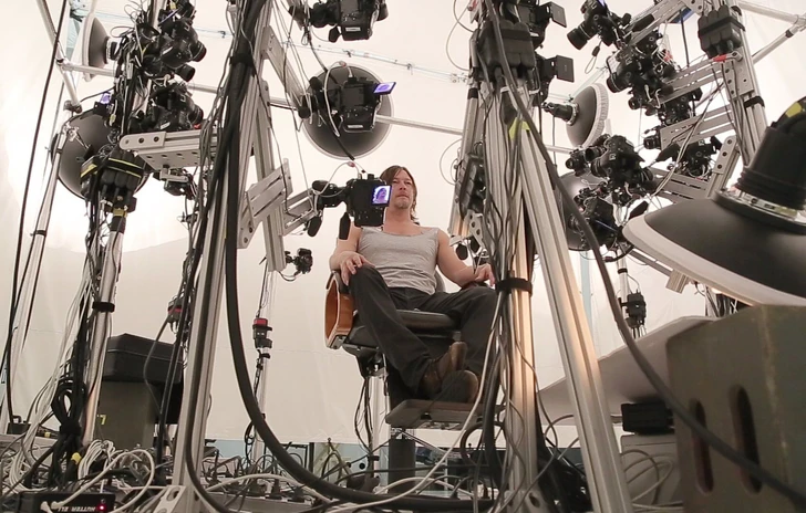 Il motion Capture di Norman Reedus in immagini