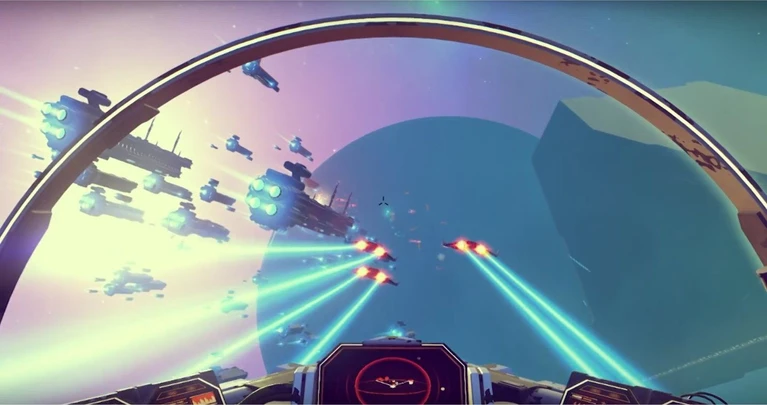 No Mans Sky mostra i combattimenti