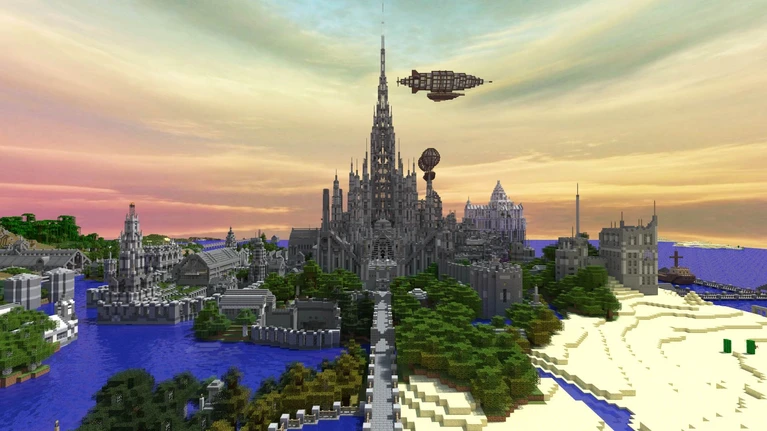 Costruisce il suo castello su Minecraft in 5 anni