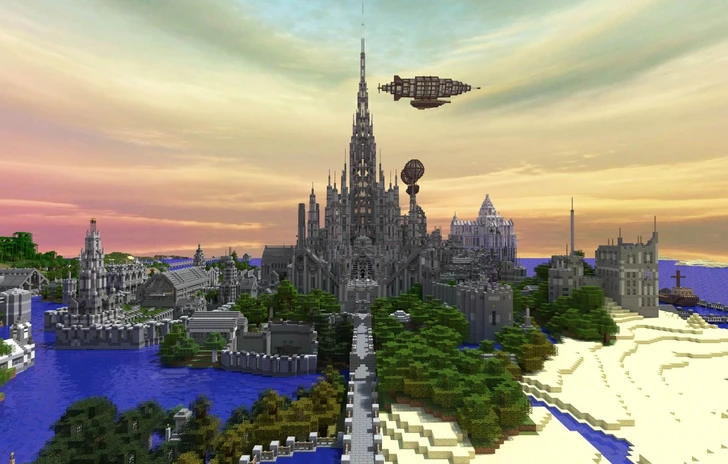 Costruisce il suo castello su Minecraft in 5 anni