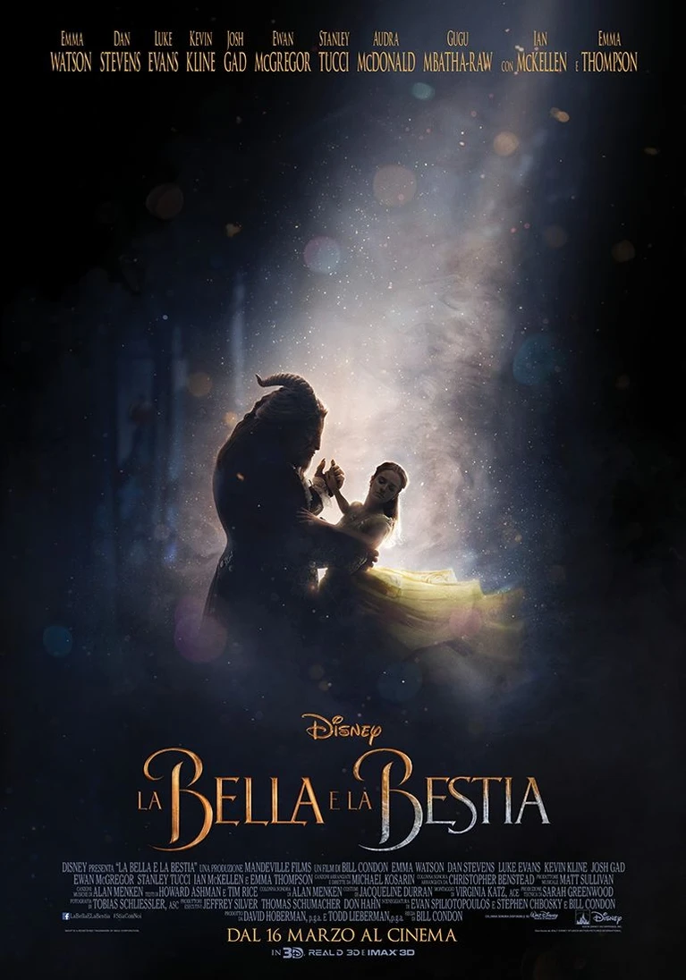 Nuovo poster italiano per la Bella e la Bestia
